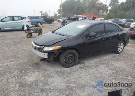 2012 Honda Civic Lx из США, поврежденный, VIN 19XFB2F59CE108230